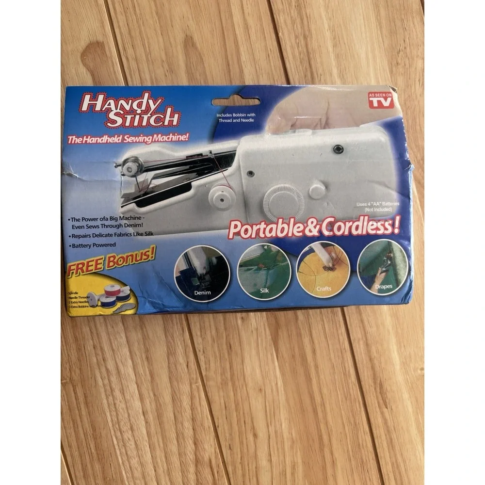 Handy Stitch Portable Handheld Sewing Machine As Seen on TV - New in box